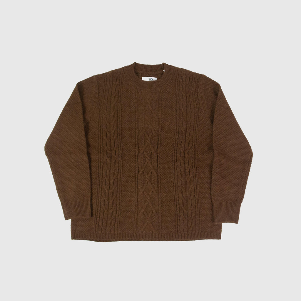 Wax Hyatt Crew - Brown - Front