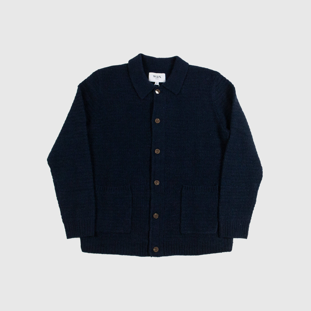 Wax Dalwood Cardigan - Navy - Front