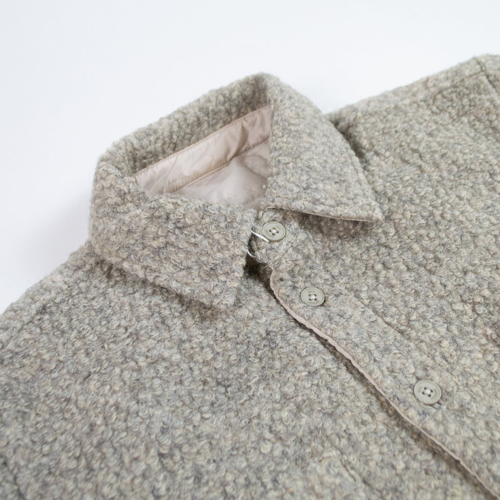 Wax Mount Overshirt - Natural - Front Close Up