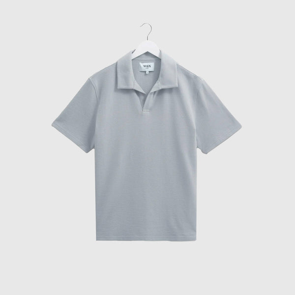 Wax Atwood SS Polo - Jolt Blue - Front