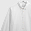 Wax Caspian LS Oxford Shirt - White - Front Close Up