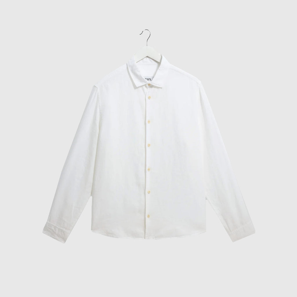 Wax Dartford LS Shirt - Washed Linen - Front