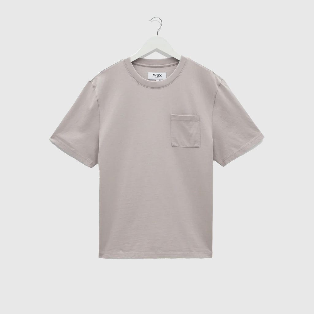 Wax Dean Pocket Tee - Washed Clay - Front
