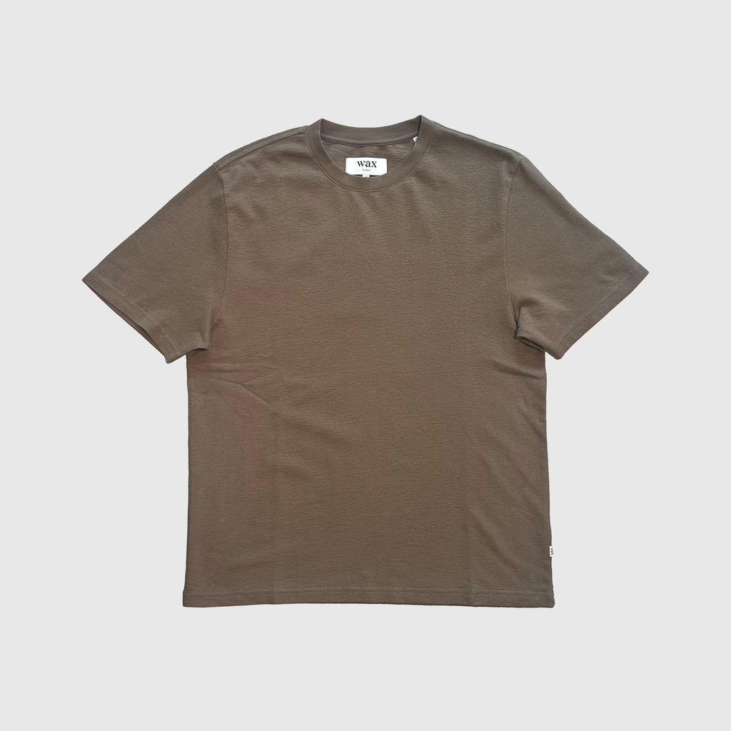 Wax Dean Tee - Jolt Khaki Brown - Front