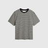 Wax Dean Tee - Jolt Stripe Navy / Ecru - Front