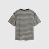 Wax Dean Tee - Jolt Stripe Navy / Ecru - Back