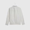 Wax Halcomb L/S Shirt Broken Stripe - Ecru / Blue - Back