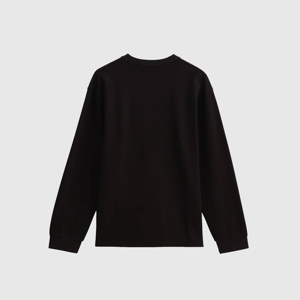 Wax Hayden L/S Tee - Jolt Black - Back