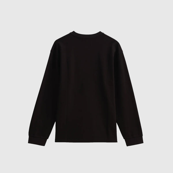 Wax Hayden L/S Tee - Jolt Black - Back
