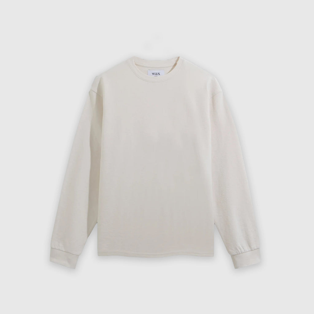 Wax Hayden L/S Tee Jolt - Ecru - Front