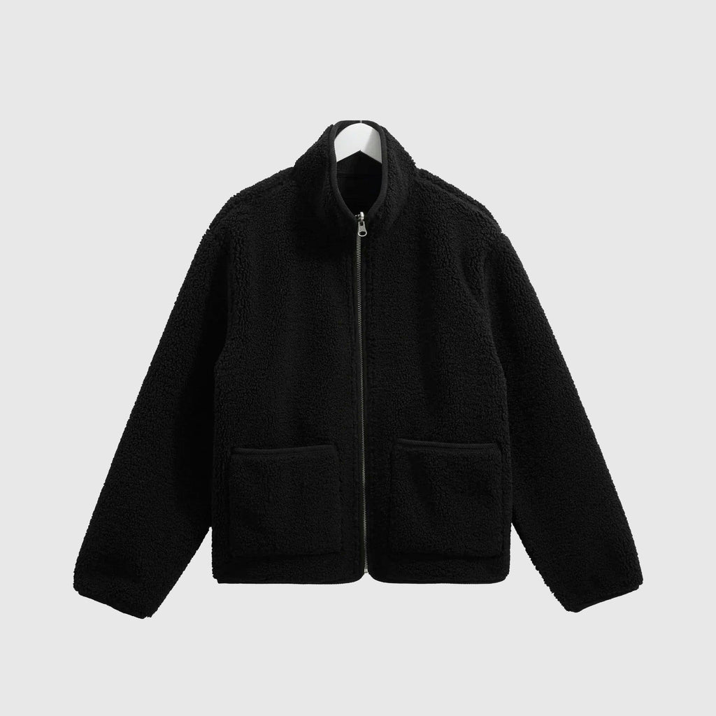 Wax Killick Jacket Reversible - Corduroy Borg Black - Front