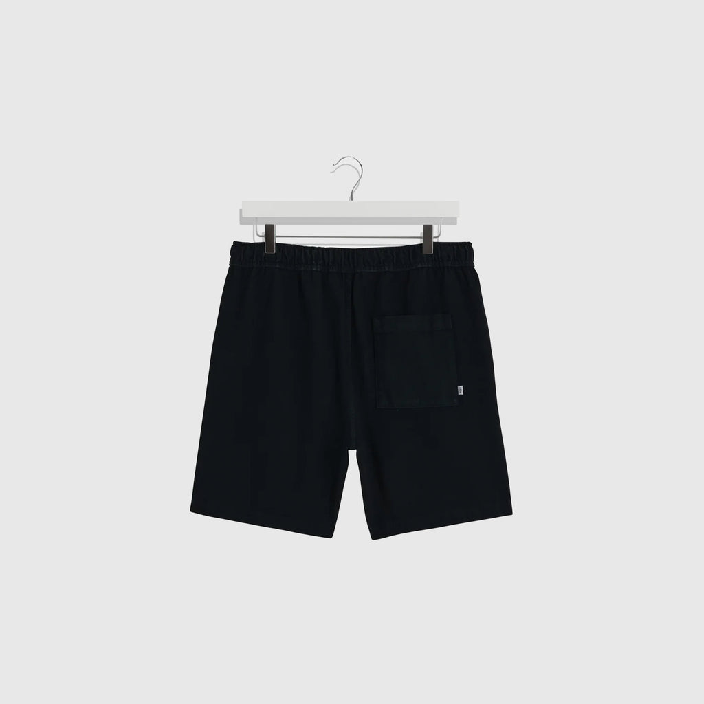 Wax Kurt Short - Linen Crinkle Navy - Back