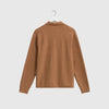 Wax Lennox Zip Polo - Camel - Back
