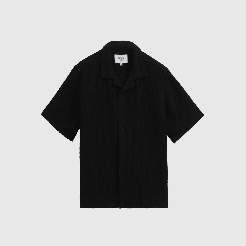 Wax Lido SS Shirt - Black - Front