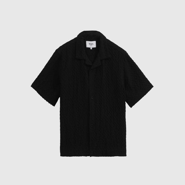 Wax Lido SS Shirt - Black - Front