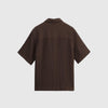 Wax Lido SS Shirt - Brown - Back