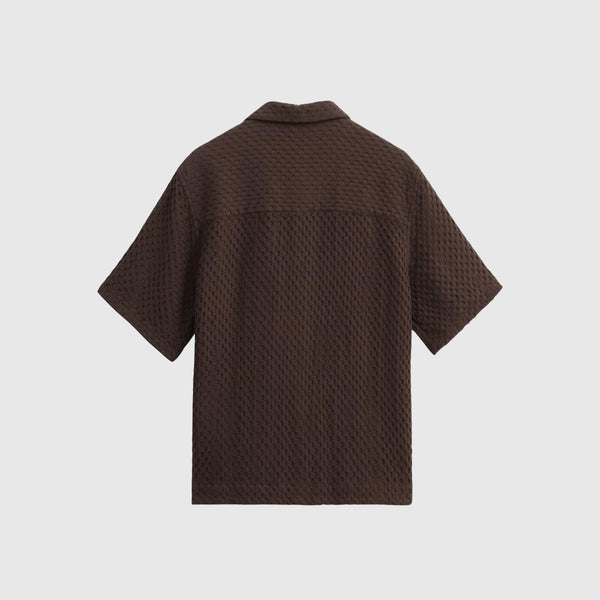 Wax Lido SS Shirt - Brown - Back