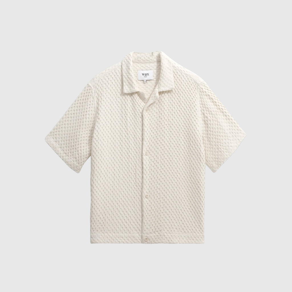 Wax Lido SS Shirt - Ecru - Front
