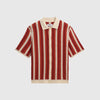 Wax Porto Shirt - Ecru / Orange - Front