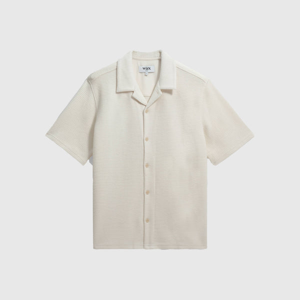 Wax Clayland SS Shirt - Ecru - Front