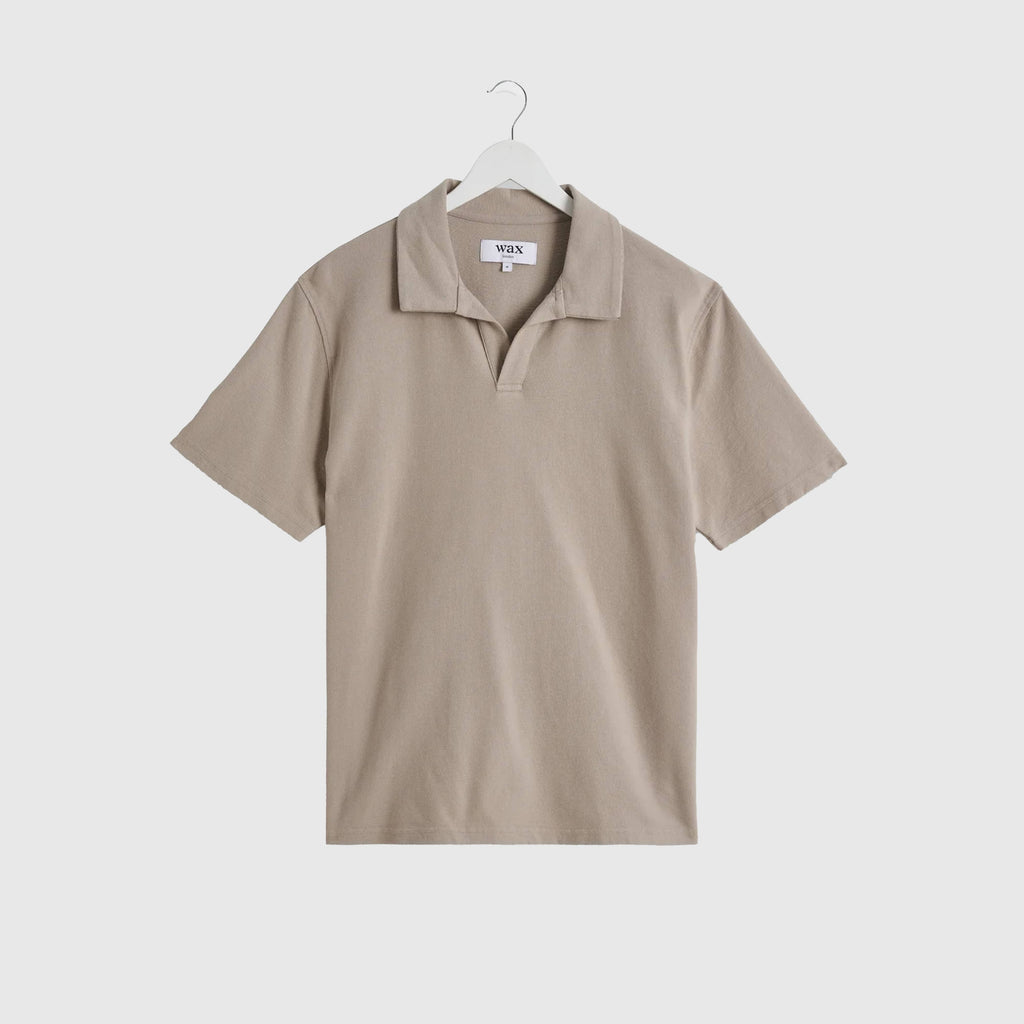 Wax Atwood SS Polo - Jolt Clay - Front