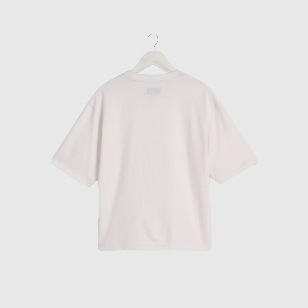 Wax Mark Crop SS Tee - Off White - Back