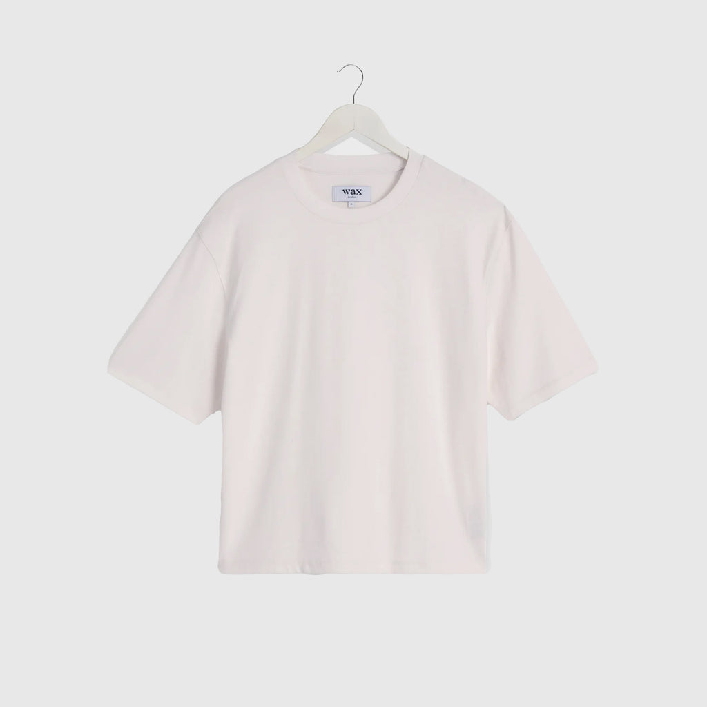 Wax Mark Crop SS Tee - Off White - Front