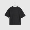 Wax Mark Crop SS Tee - Washed Black - Back