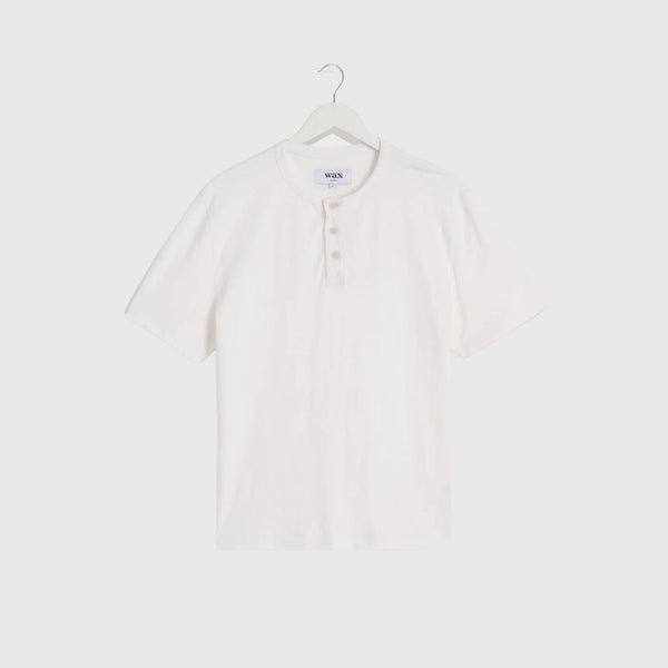 Wax Hill Dean SS Tee - Off White - Front