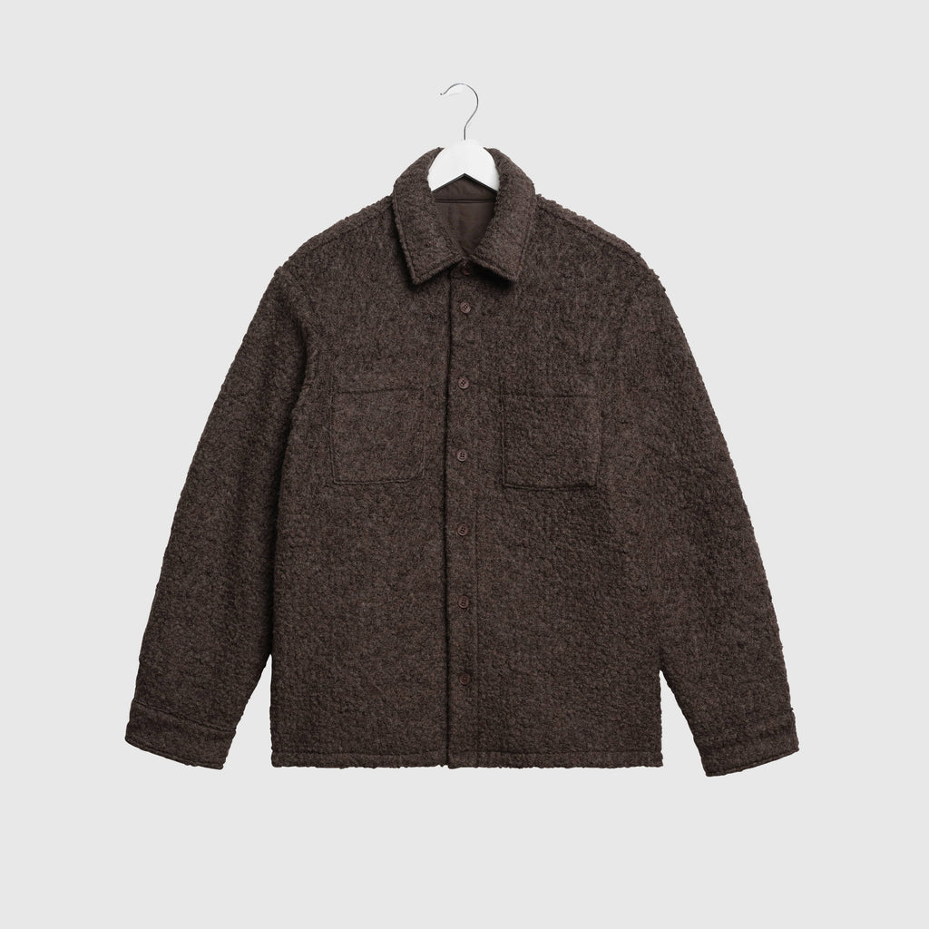 Wax Mount Reversible Overshirt - Dusty Brown - Front