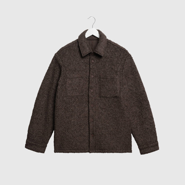 Wax Mount Reversible Overshirt - Dusty Brown - Front