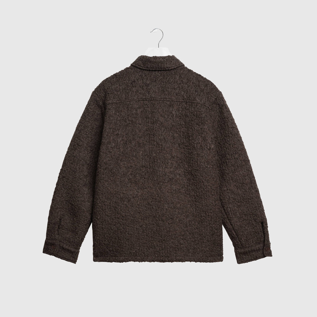 Wax Mount Reversible Overshirt - Dusty Brown - Back