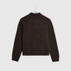 Wax Tristan L/S Polo - Chocolate Brown - Back