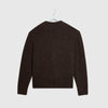 Wax Walker Cardigan - Chocolate Brown - Back