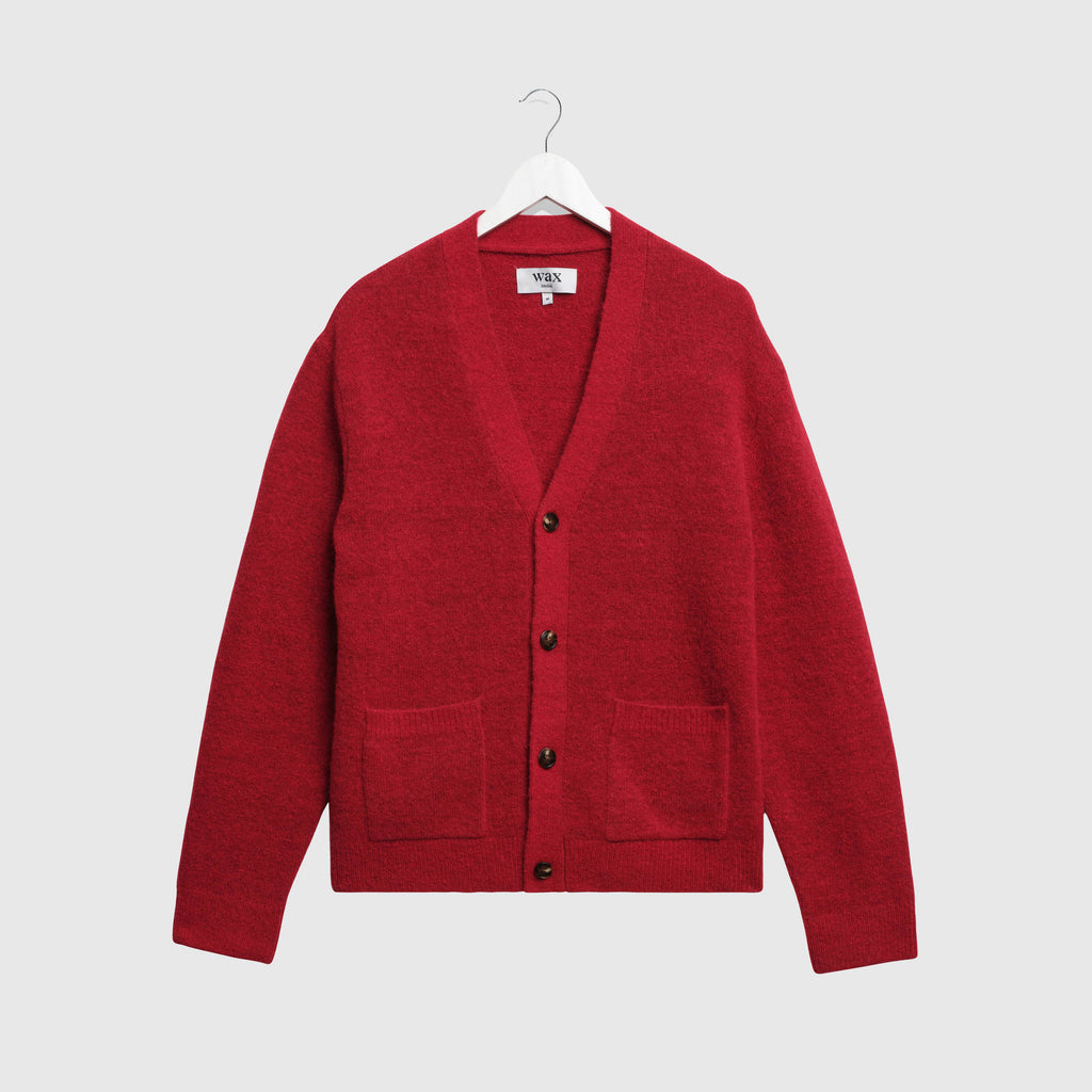 Wax Walker Cardigan - Red - Front