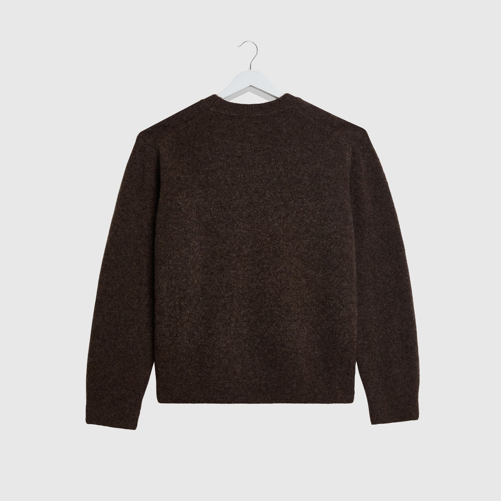 Wax Wilde Crew - Chocolate Brown - Back