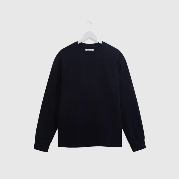 Wax Hayden L/S Tee - Jolt Navy