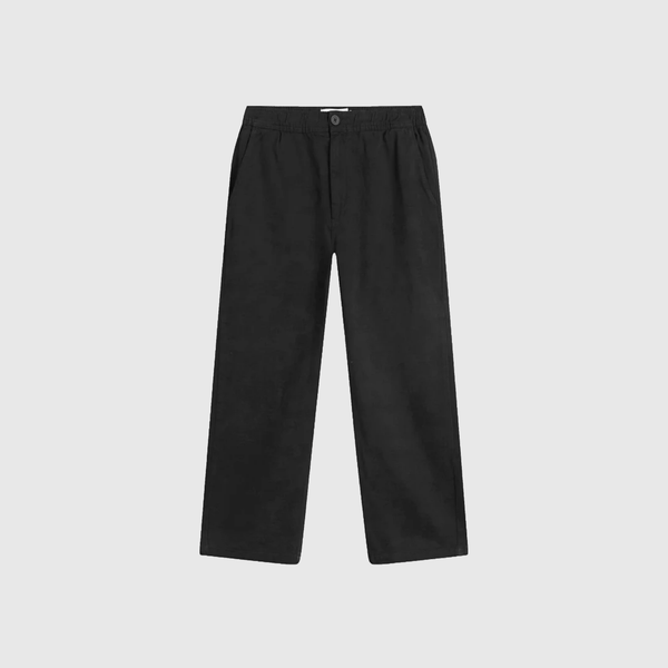 Wax Kurt Trouser Cotton Twill - Black