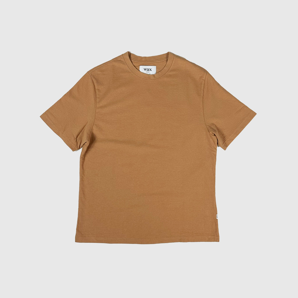 Wax Dean Heavyweight Tee - Dusty Orange - Front