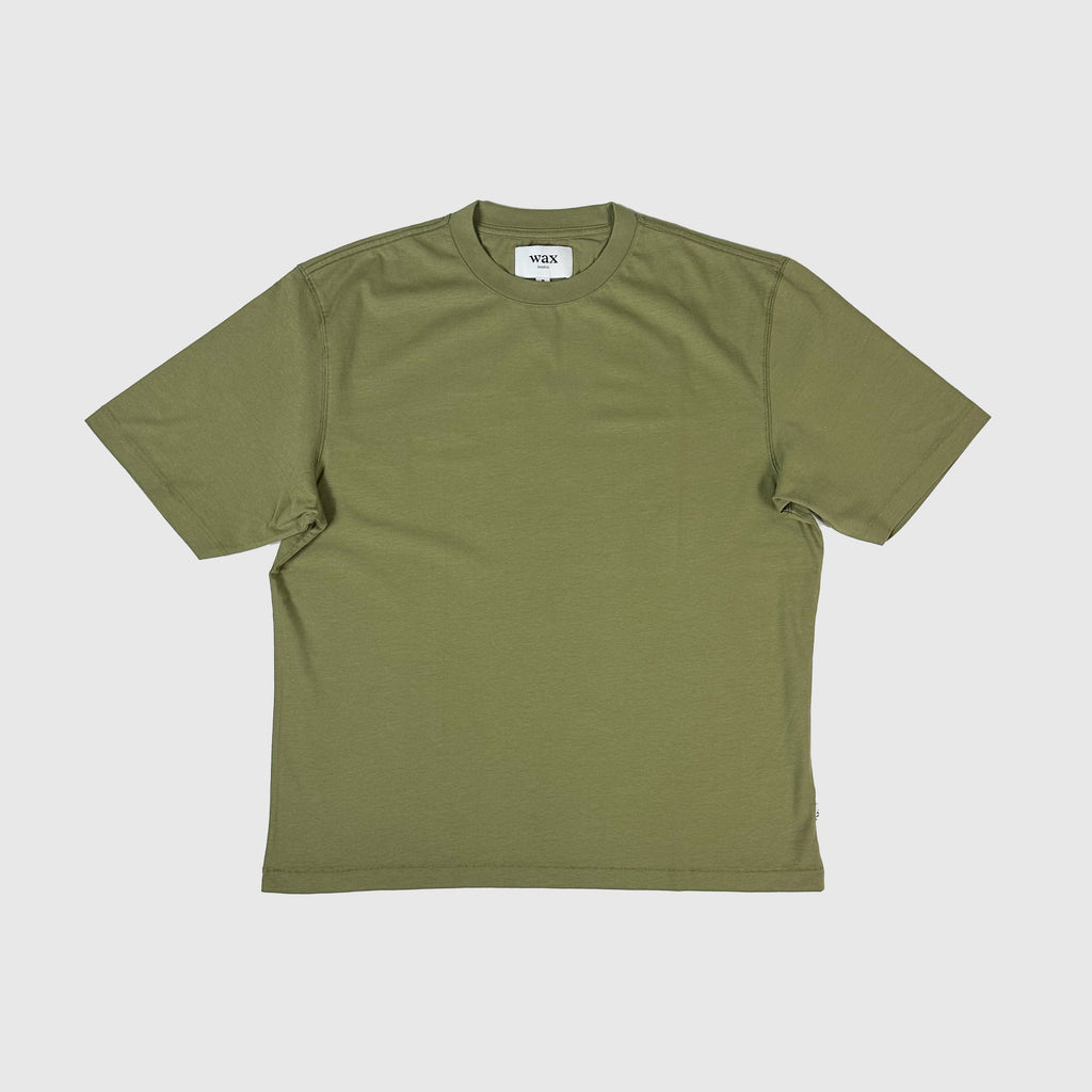 Wax Milton SS Tee - Khaki - Front