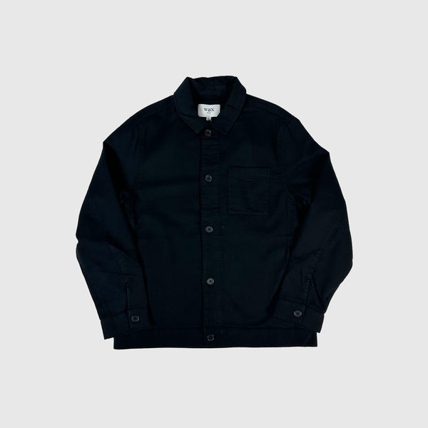 Wax Coleman Jacket - Heavy Double Weave Black - Front