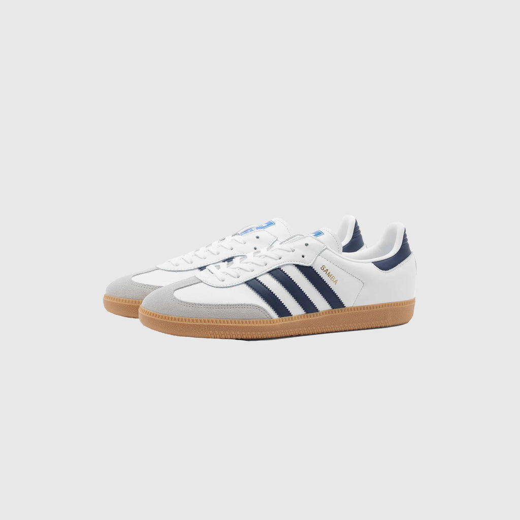 Adidas Samba OG - Cloud White / Night Indigo / Gum