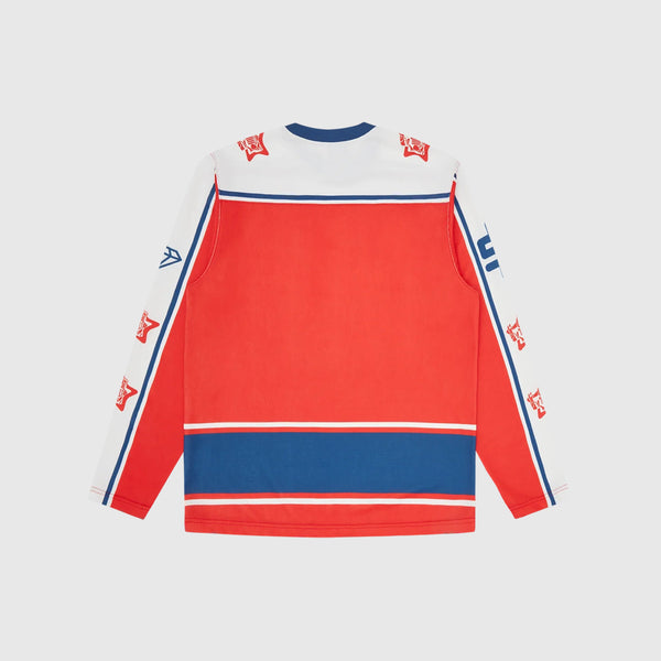 Billionaire Boys Club Astro Star Hockey Top - Red - Back