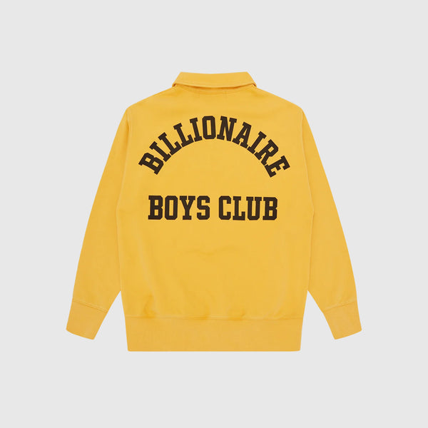 Billionaire Boys Club Lion Quarter Zip - Washed Mustard - Back