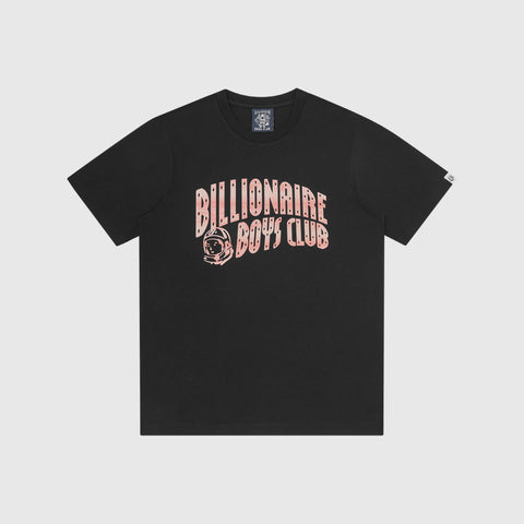 Billionaire Boys Club Mountain Fill Arch Logo Tee - Black - Front