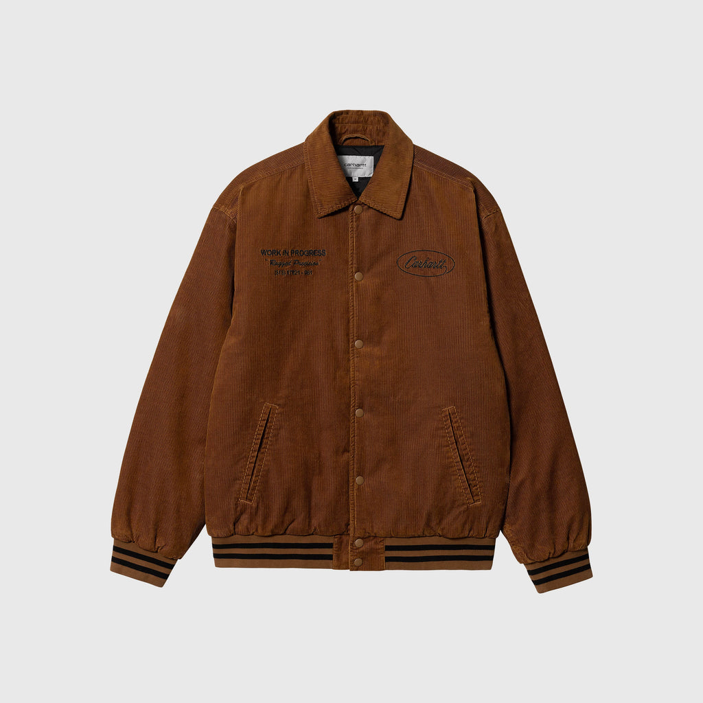 Carhartt Rugged Letterman Jacket - Dusty Hamilton Brown