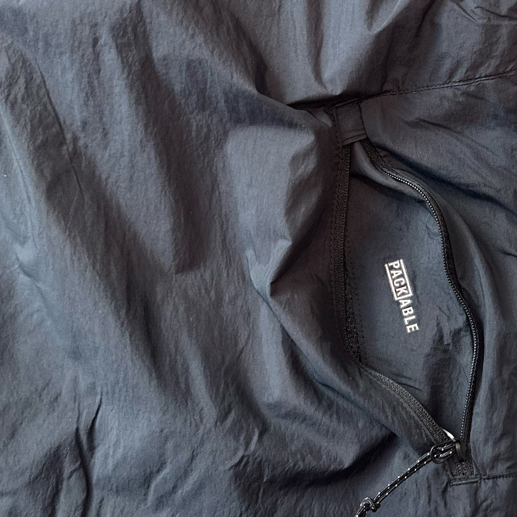 Columbia Loop Trail II Windbreaker - Black - Pocket Close Up
