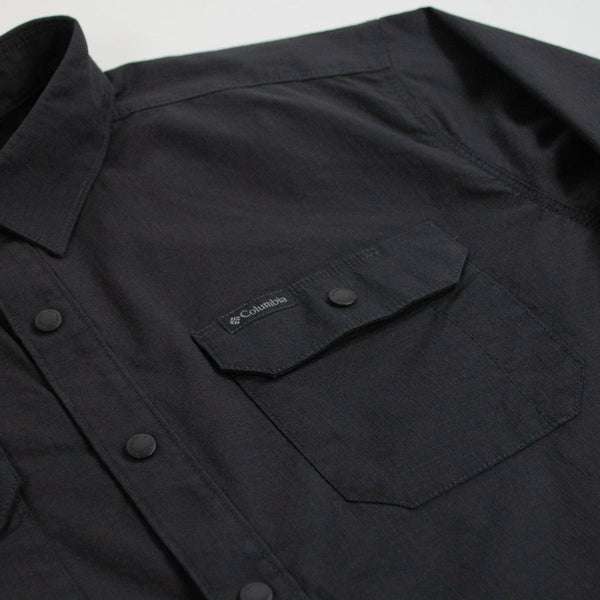 Columbia Landroamer Lined Shirt - Shark - Close Up