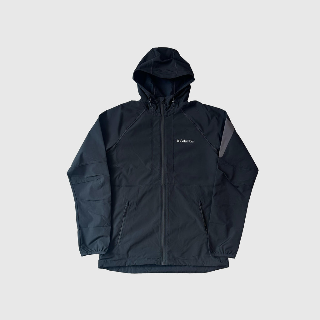 Columbia Tall Heights II Hooded Softshell - Black - Front