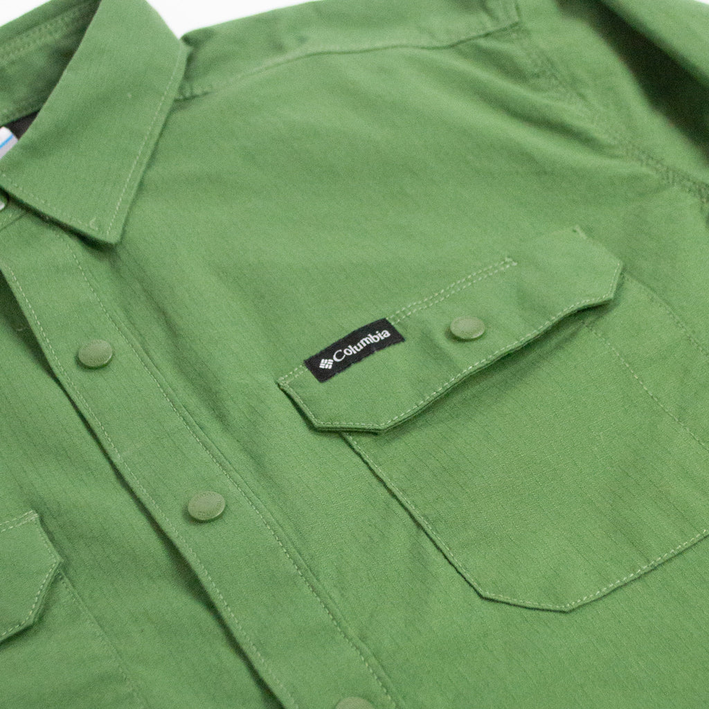 Columbia Landroamer Lined Shirt - Canteen - Close Up